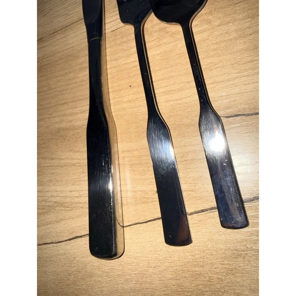 Oneida Stainless Modern Antique Serving Spoon Knife Fork 3 Pieces‎